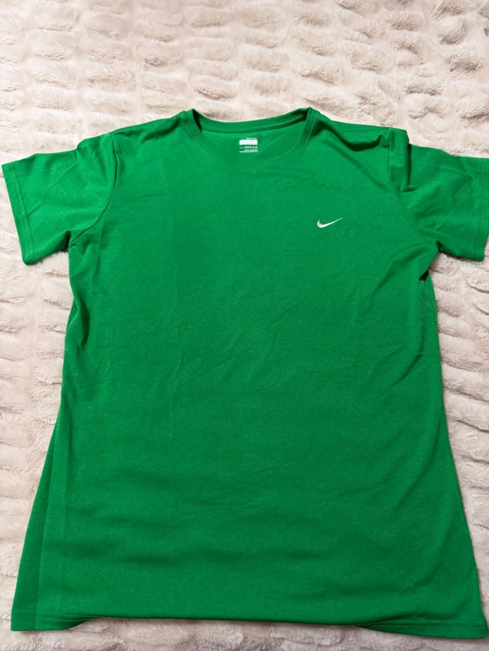 Nike Bright Green Short Sleeve Swoosh Tee
